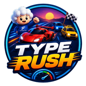 Type Rush typing game for comparing typing games vs drills